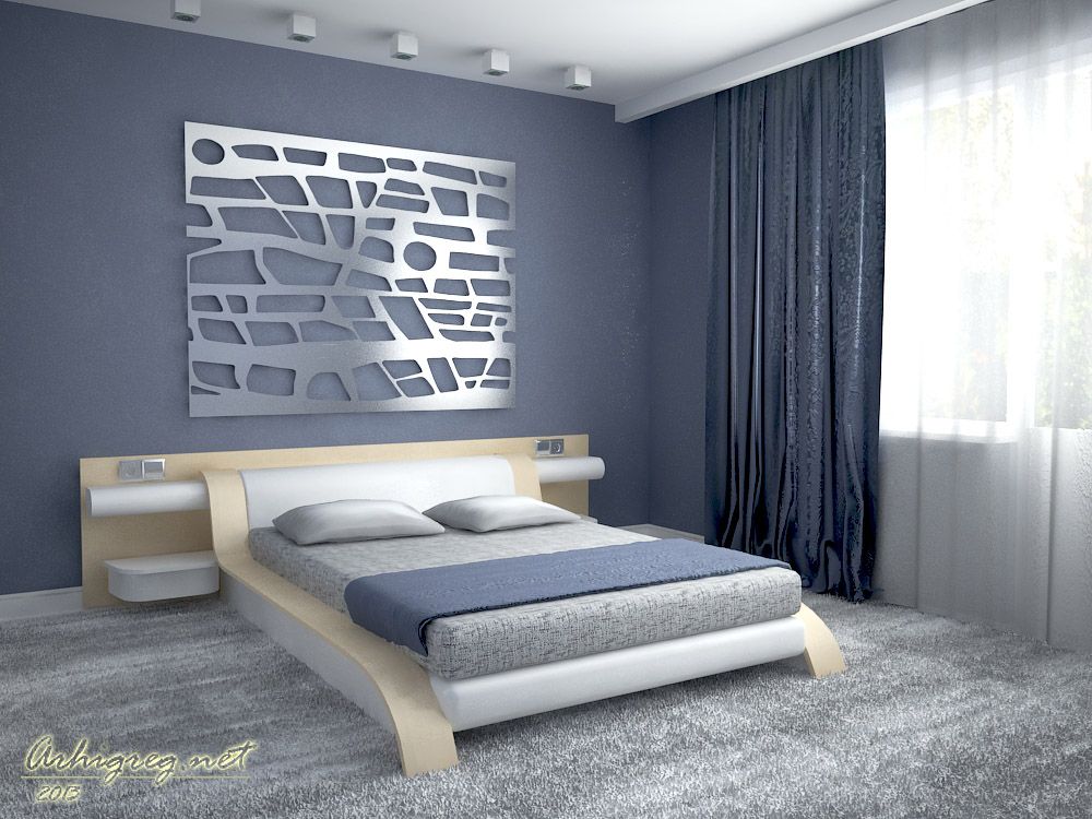 Modern Bedroom 3d Model Free Download